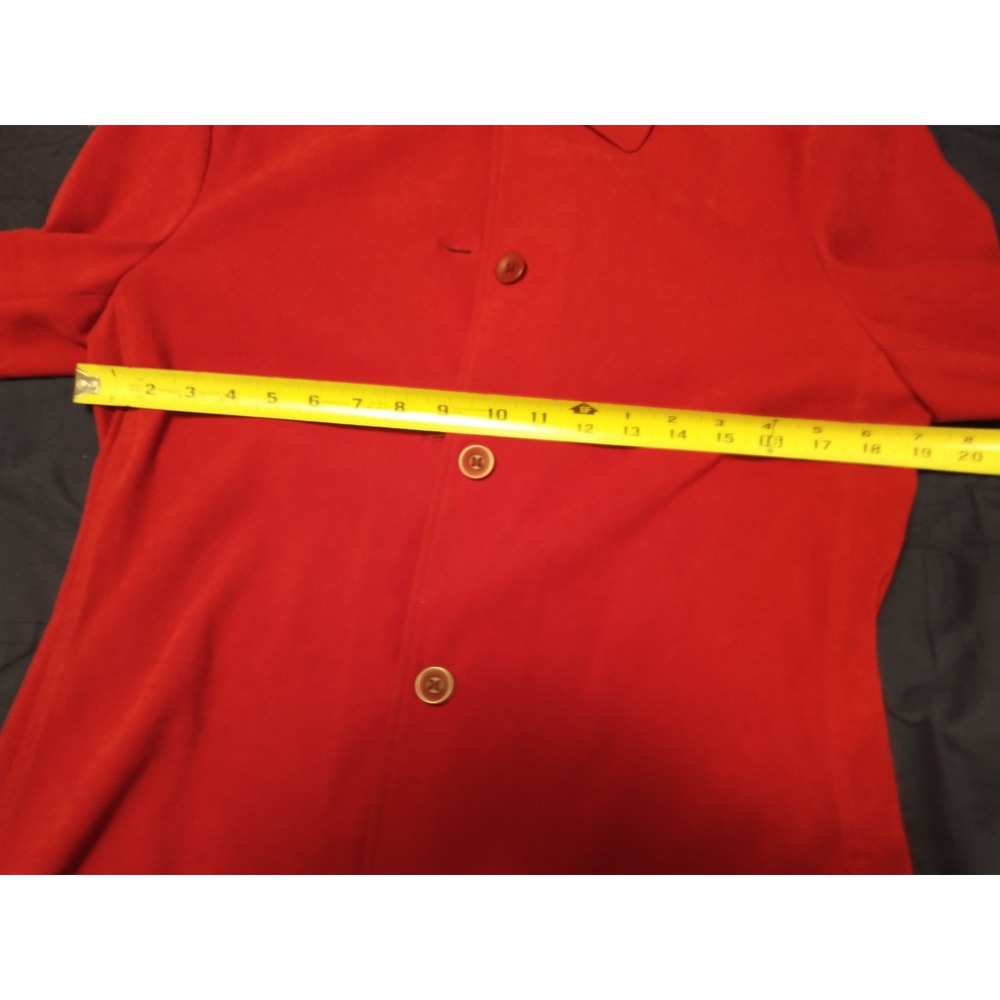Vintage Harve Benard Red Satin Blazer Jacket Women's Size 10 Classic 90s Career - Picture 13 of 15
